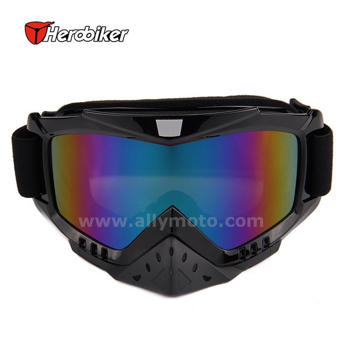 160 Motorcycle Glasses Ski Goggles Anti-Fog Big Spherical Professional Unisex Multicolor Snow